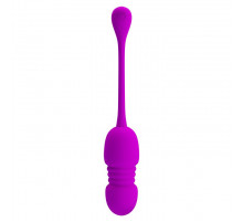Лиловые вагинальные шарики с возвратно-поступательными движениями Callie