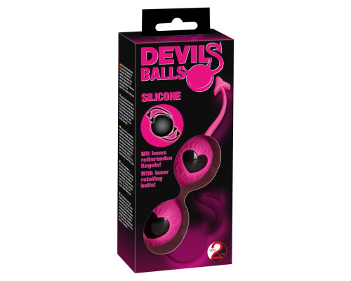 Заказать Вагинальные шарики в силиконовой оболочке Devils Balls