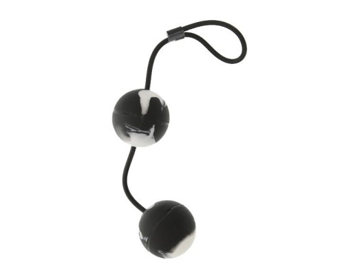 Заказать Чёрно-белые вагинальные шарики Duoballs