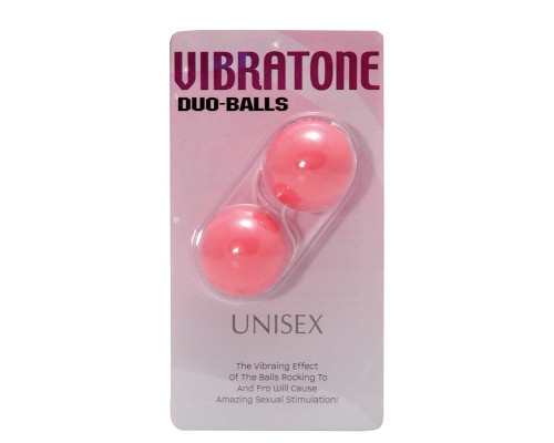 Заказать Розовые вагинальные шарики Vibratone DUO-BALLS