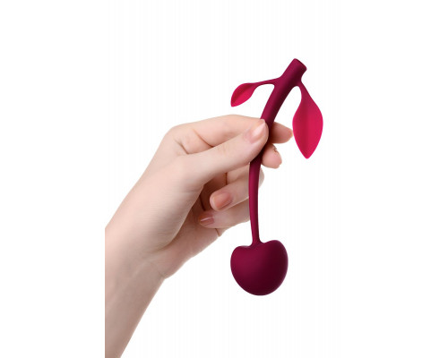 Бордовая вагинальная вишенка WILD CHERRY - 14,5 см.