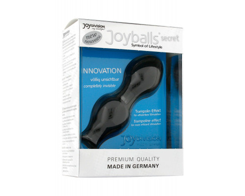 Заказать Чёрные вагинальные шарики Joyballs Secret