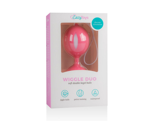 Заказать Розовые вагинальные шарики Wiggle Duo
