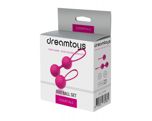 Заказать Набор розовых вагинальных шариков PLEASURE BALLS   EGGS DUO BALL SET