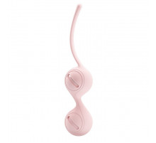 Нежно-розовые вагинальные шарики на сцепке Kegel Tighten Up I