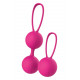 Заказать Набор розовых вагинальных шариков PLEASURE BALLS   EGGS DUO BALL SET