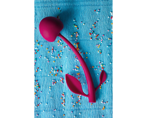 Бордовая вагинальная вишенка WILD CHERRY - 14,5 см.