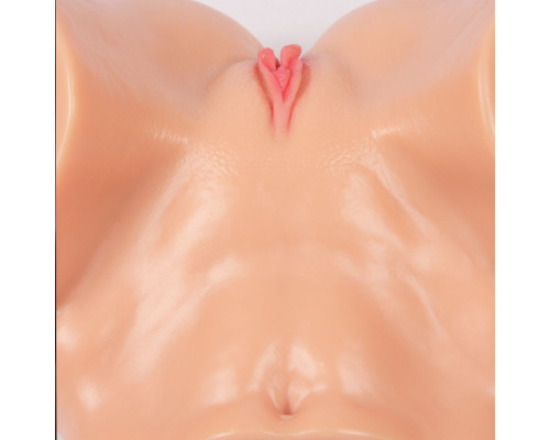 Заказать Мастурбатор-полуторс Adel с двумя любовными отверстиями