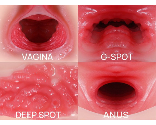 Заказать Мастурбатор-полуторс с двойным слоем материала Maria Onahole Real Vagina