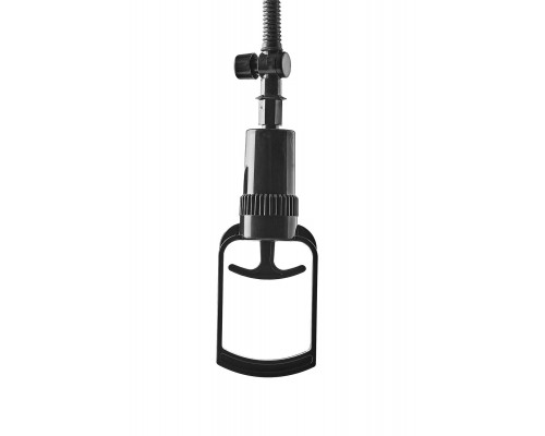 Заказать Прозрачная вакуумная помпа с манометром Deluxe Penis Pump