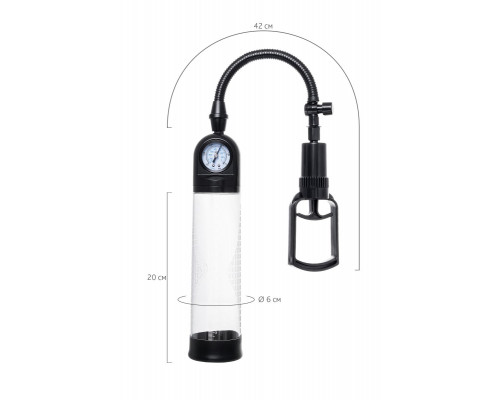 Заказать Прозрачная механическая помпа Helmer с манометром
