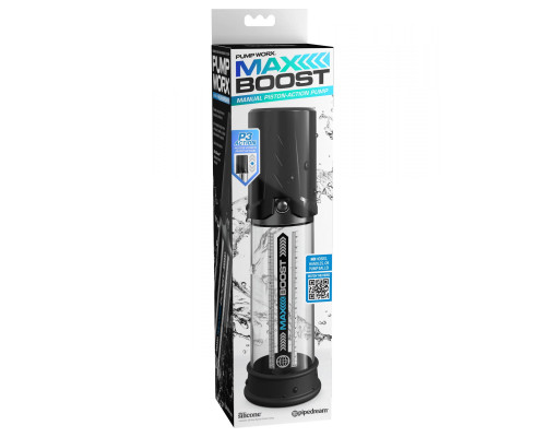 Заказать Чёрная вакуумная помпа Max Boost