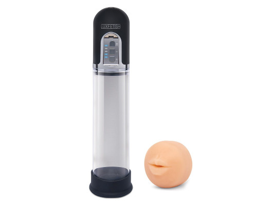 Заказать Автоматическая вакуумная помпа-мастурбатор Blowjob Auto Sucker Penis Enlarger Pump