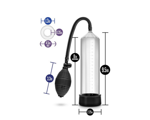 Прозрачная вакуумная помпа VX101 Male Enhancement Pump