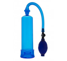 Синяя вакуумная помпа MENZSTUFF PENIS ENLARGER