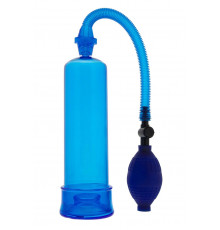 Синяя вакуумная помпа MENZSTUFF PENIS ENLARGER