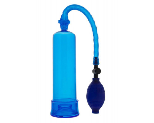 Заказать Синяя вакуумная помпа MENZSTUFF PENIS ENLARGER