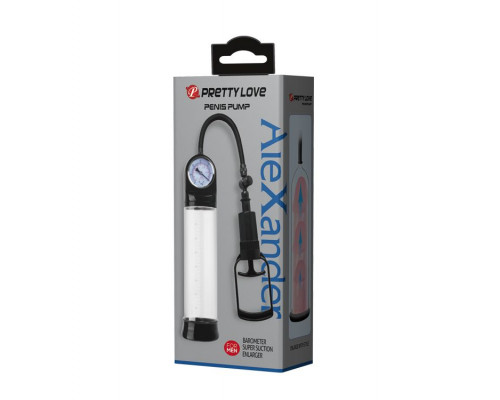 Вакуумная помпа с манометром Penis Pump