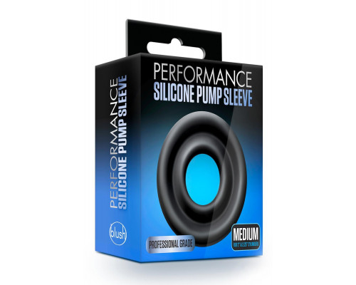 Черный уплотнитель на вакуумную помпу Silicone Pump Sleeve Medium