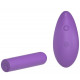 Заказать Фиолетовая вибропуля с пультом Rechargeable Remote Control Bullet - 7,62 см.