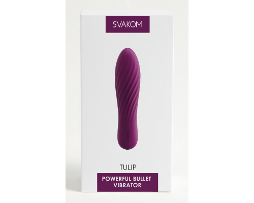 Заказать Фиолетовая вибропуля Tulip - 10,6 см.