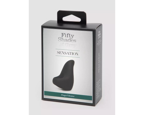 Заказать Черный вибратор на палец Sensation Rechargeable Finger Vibrator