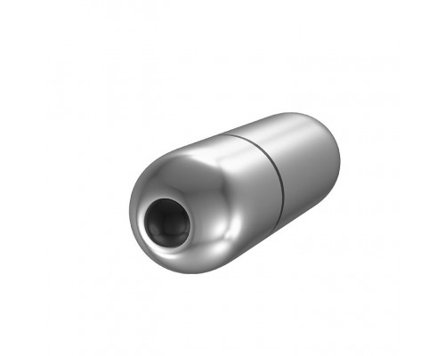 Заказать Серебристая вибропуля с вибрацией