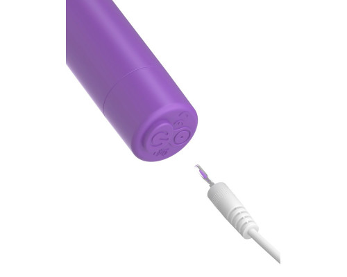 Заказать Фиолетовая вибропуля с пультом Rechargeable Remote Control Bullet - 7,62 см.