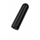 Заказать Черная перезаряжаемая вибропуля RealStick CALIBER - 7 см.