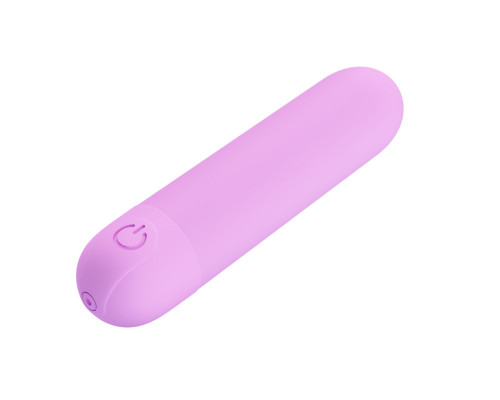 Заказать Сиреневая перезаряжаемая вибропуля Stefan - 8 см.