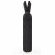 Заказать Черная вибропуля с ушками Rechargeable Rabbit Ears Bullet Vibrator