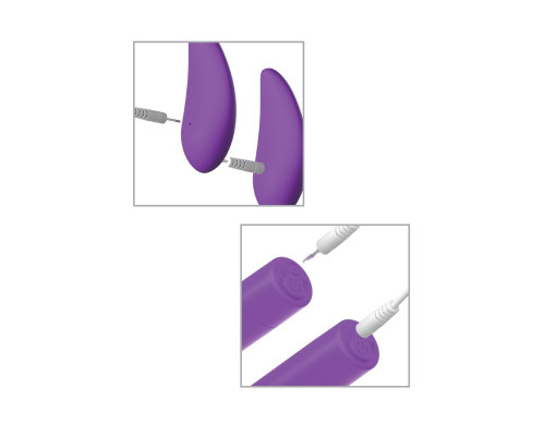 Заказать Фиолетовая вибропуля с пультом Rechargeable Remote Control Bullet - 7,62 см.