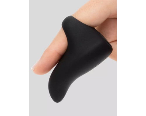 Заказать Черный вибратор на палец Sensation Rechargeable Finger Vibrator