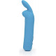 Заказать Голубая вибропуля с ушками Rechargeable Rabbit Ears Bullet Vibrator