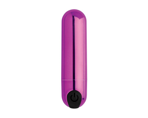 Заказать Лиловая вибропуля 10X Rechargeable Vibrating Metallic Bullet