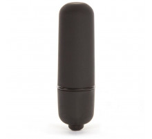 Черная вибропуля X-Basic Bullet Mini One Speed - 5,9 см.