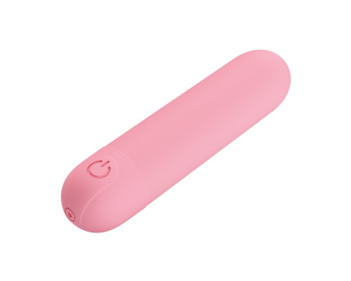 Заказать Нежно-розовая перезаряжаемая вибропуля Stefan - 8 см.