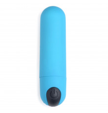 Голубая вибропуля с пультом ДУ 21X Vibrating Bullet with Remote Control
