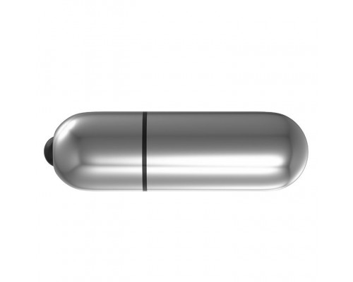 Заказать Серебристая вибропуля с вибрацией