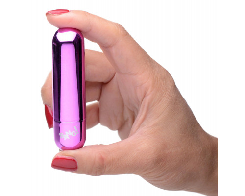 Заказать Лиловая вибропуля 10X Rechargeable Vibrating Metallic Bullet