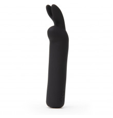 Черная вибропуля с ушками Rechargeable Rabbit Ears Bullet Vibrator