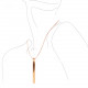 Золотистая подвеска-вибратор Genie Flirting Pen