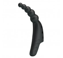 Черный вибратор на палец Jordin - 12,2 см.