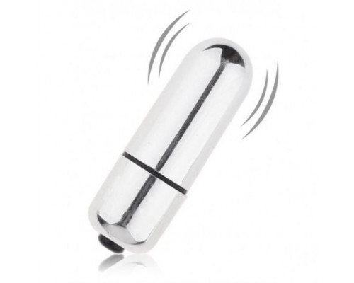 Заказать Серебристая вибропуля X-Basic Bullet Mini One Speed - 5,9 см.