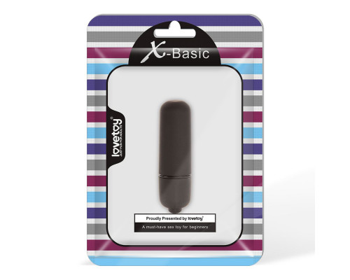 Заказать Черная вибропуля X-Basic Bullet Mini One Speed - 5,9 см.