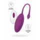 Фиолетовое силиконовое виброяйцо Purr