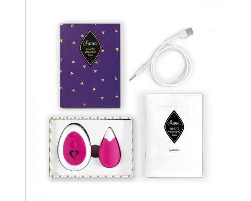Заказать Розовое виброяйцо на радиоуправлении Anna Vibrating Egg Remote