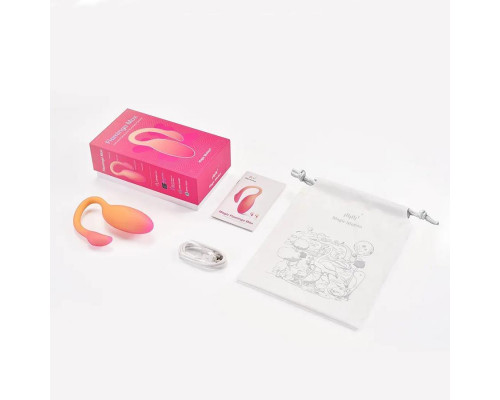 Оранжевый вибратор Flamingo Max