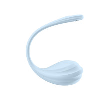 Голубое виброяйцо Smooth Petal