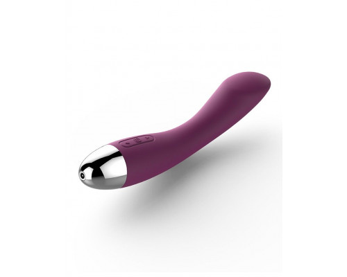 Заказать Фиолетовый изогнутый вибратор Amy - 17 см.